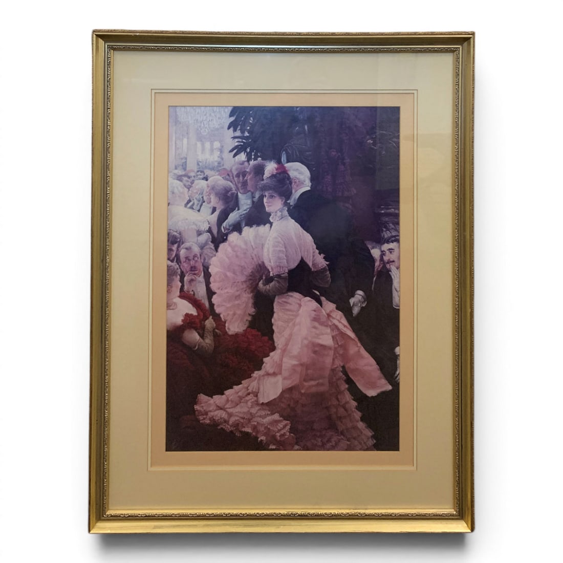 Framed Print Of A Young Woman: Framed Print Of A Young Woman 36 1/2" X 28 3/4"