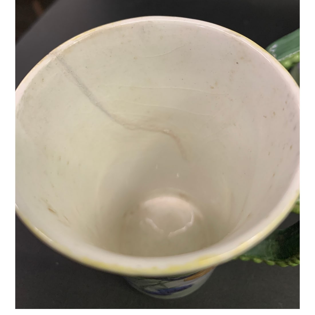 6 Vintage Ceramic Hand Painted Cups - 6