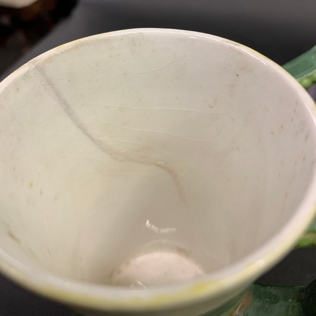 6 Vintage Ceramic Hand Painted Cups - 7