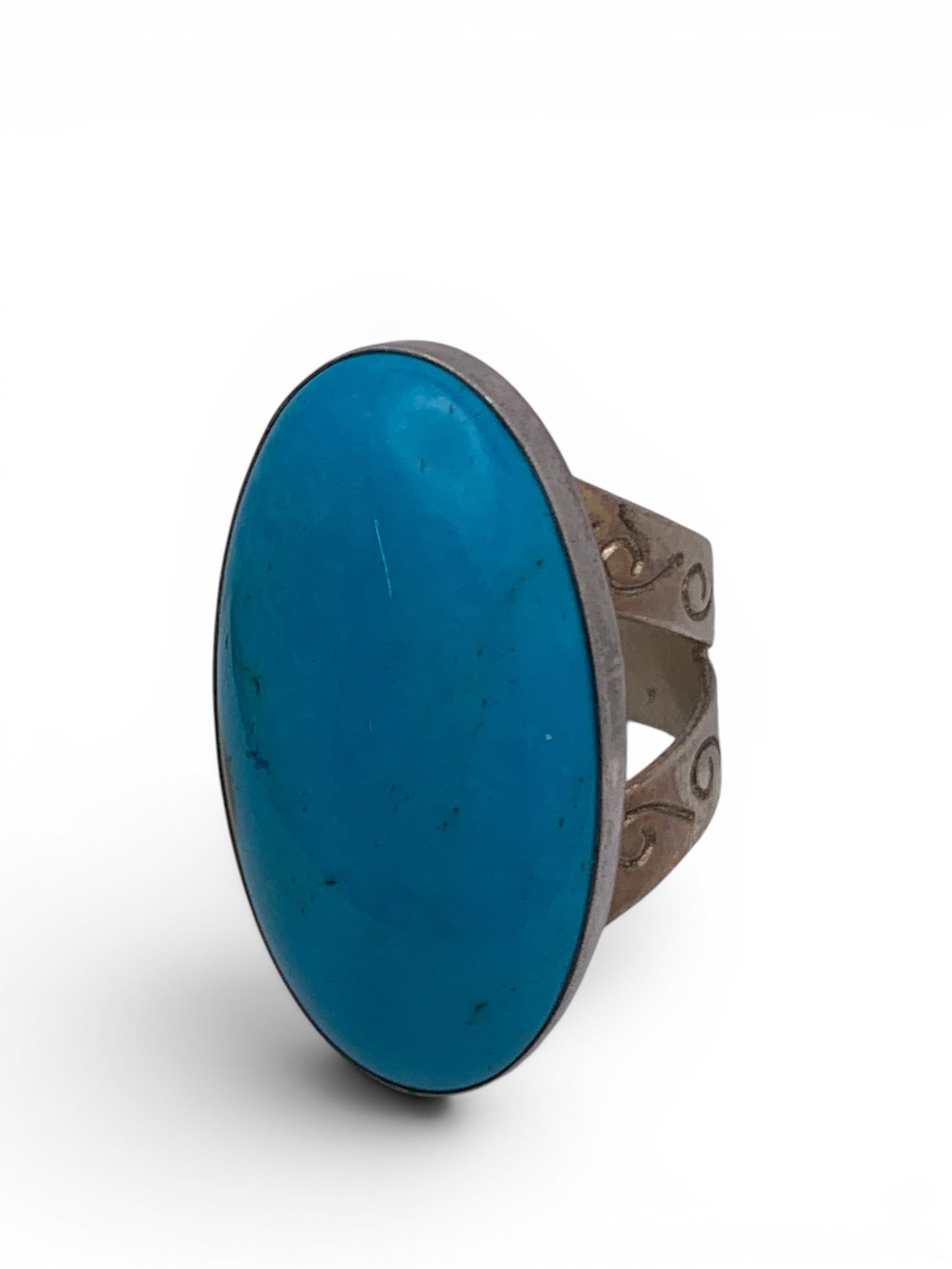 Sterling Silver & Turquoise Ring - 2