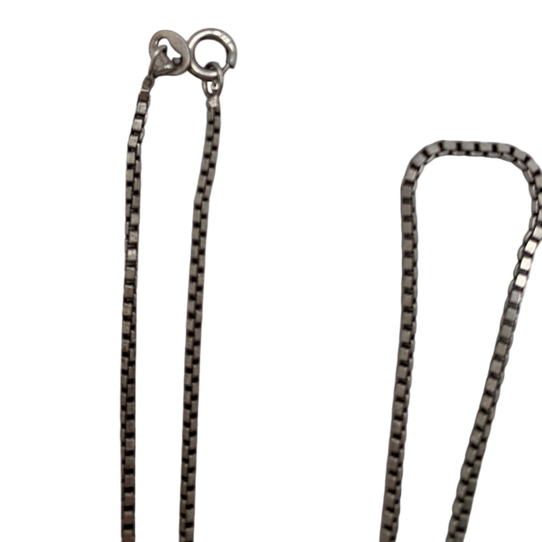 Sterling Silver Box Chain Necklace - 5