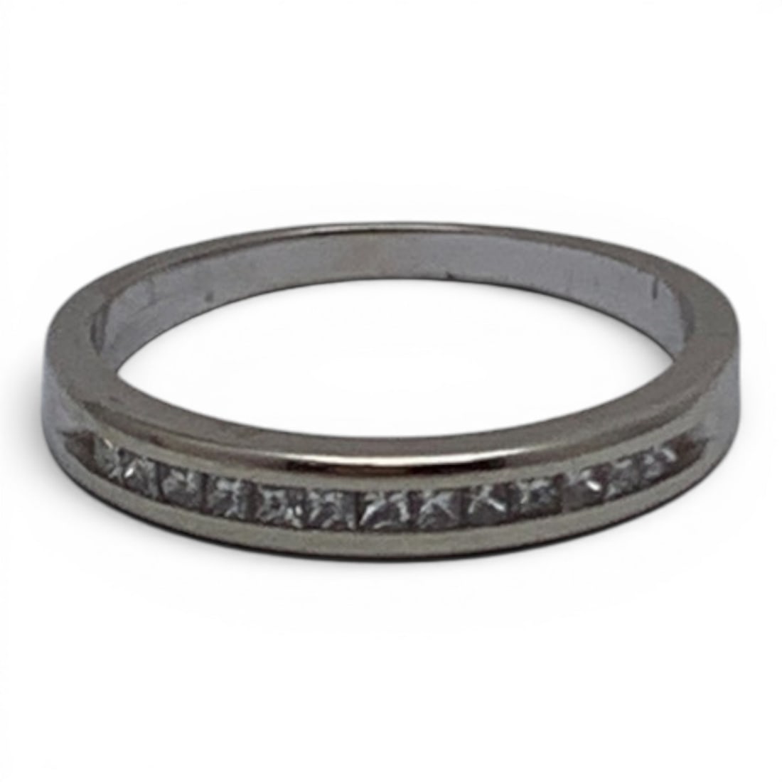 14k White Gold & Diamond Ring - 2