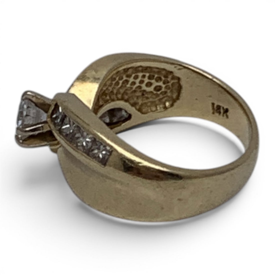 14k Yellow Gold & Diamond Ring - 3