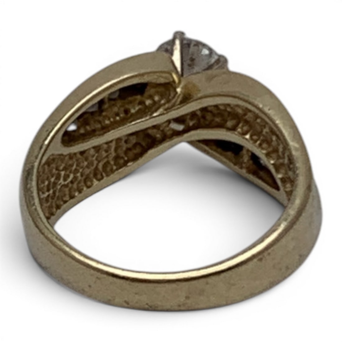 14k Yellow Gold & Diamond Ring - 4