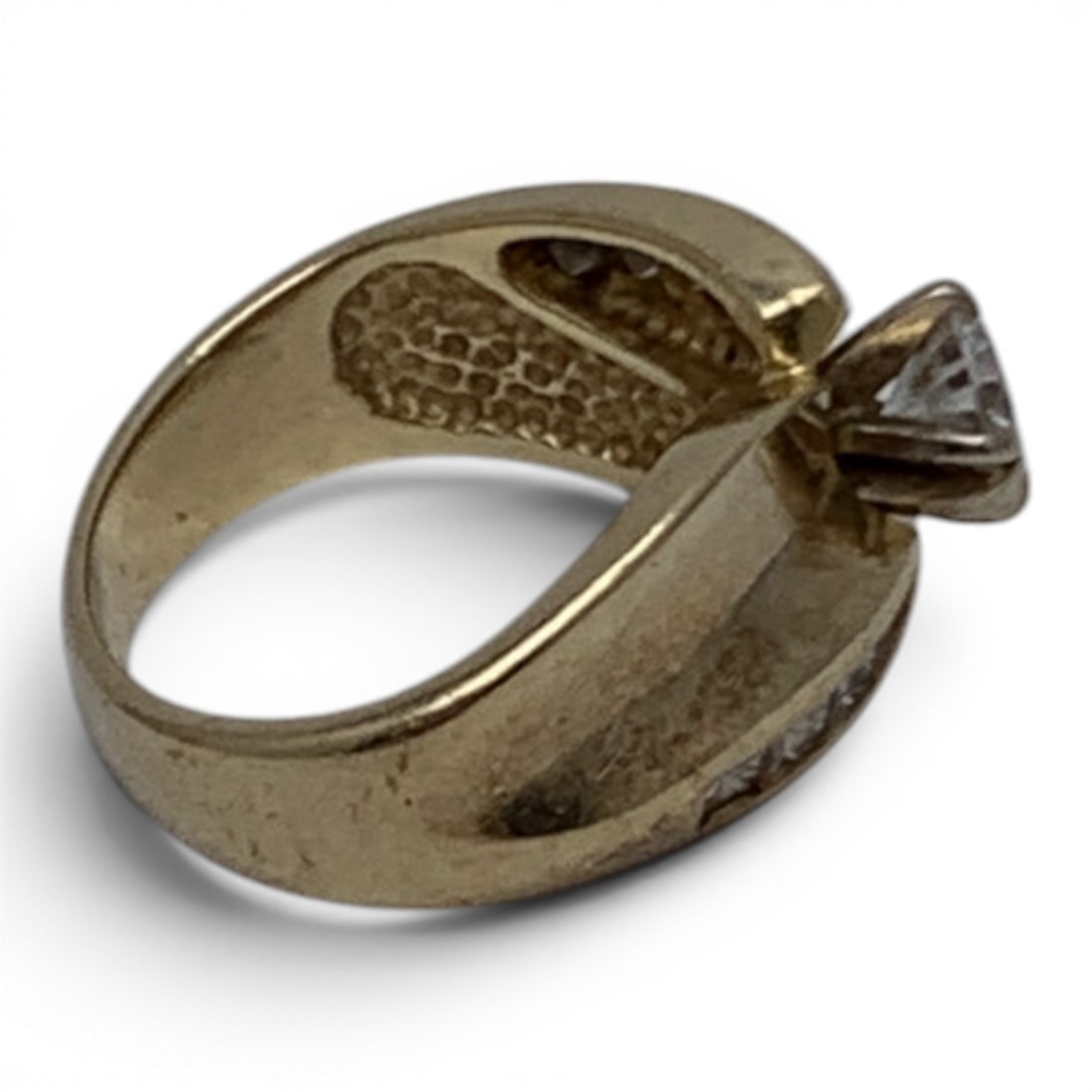 14k Yellow Gold & Diamond Ring - 5