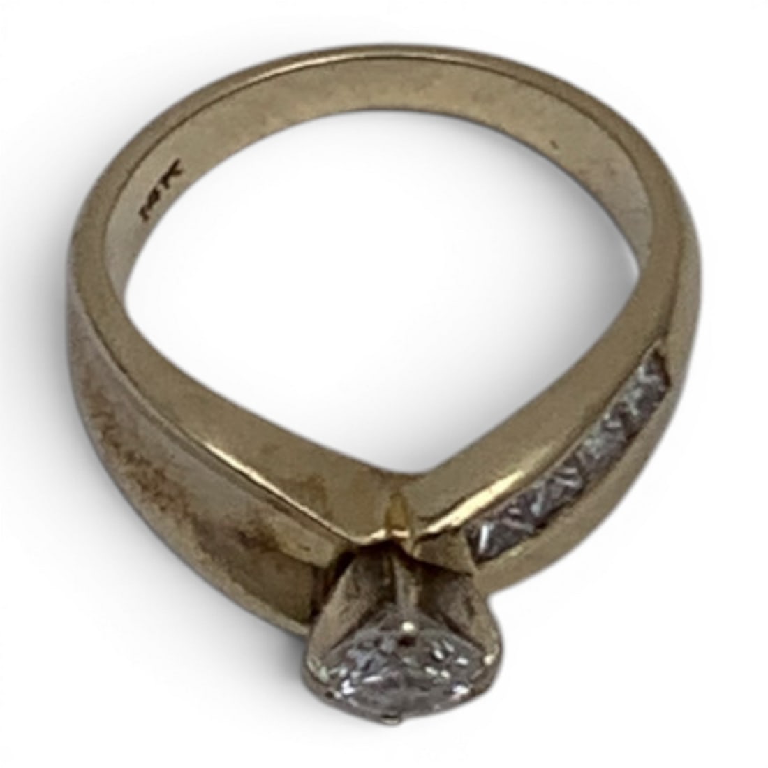 14k Yellow Gold & Diamond Ring - 6
