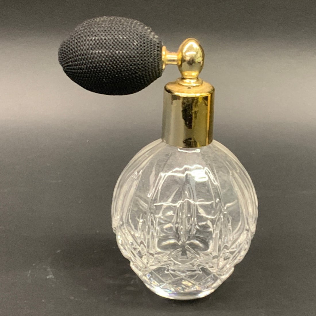 Faceted Clear Glass Atomizer Bottle - 2
