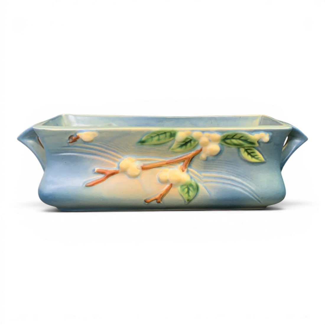 Vintage Roseville Snowberry Pottery Window Box (1 of 9)