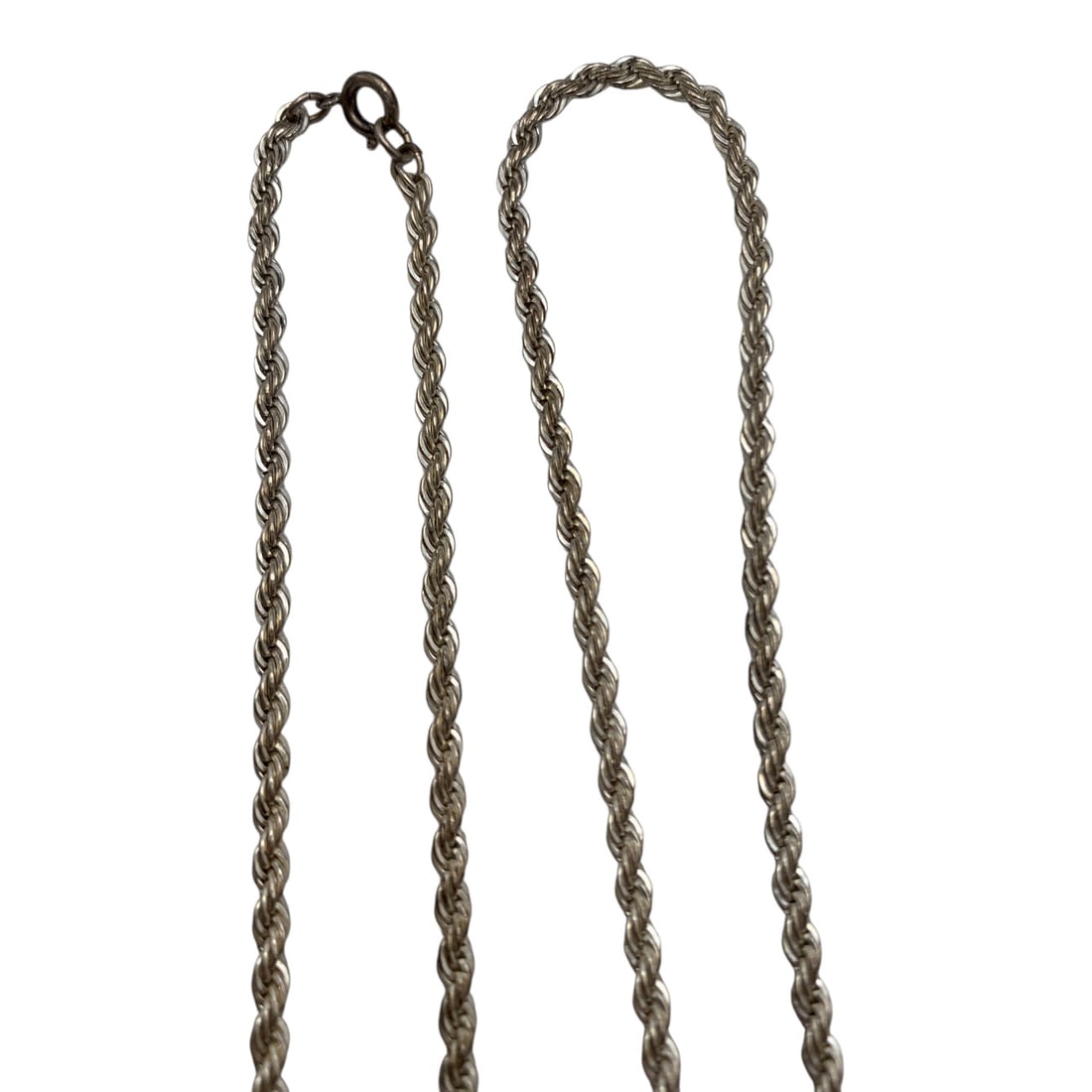 Sterling Silver Rope Style Necklace - 3