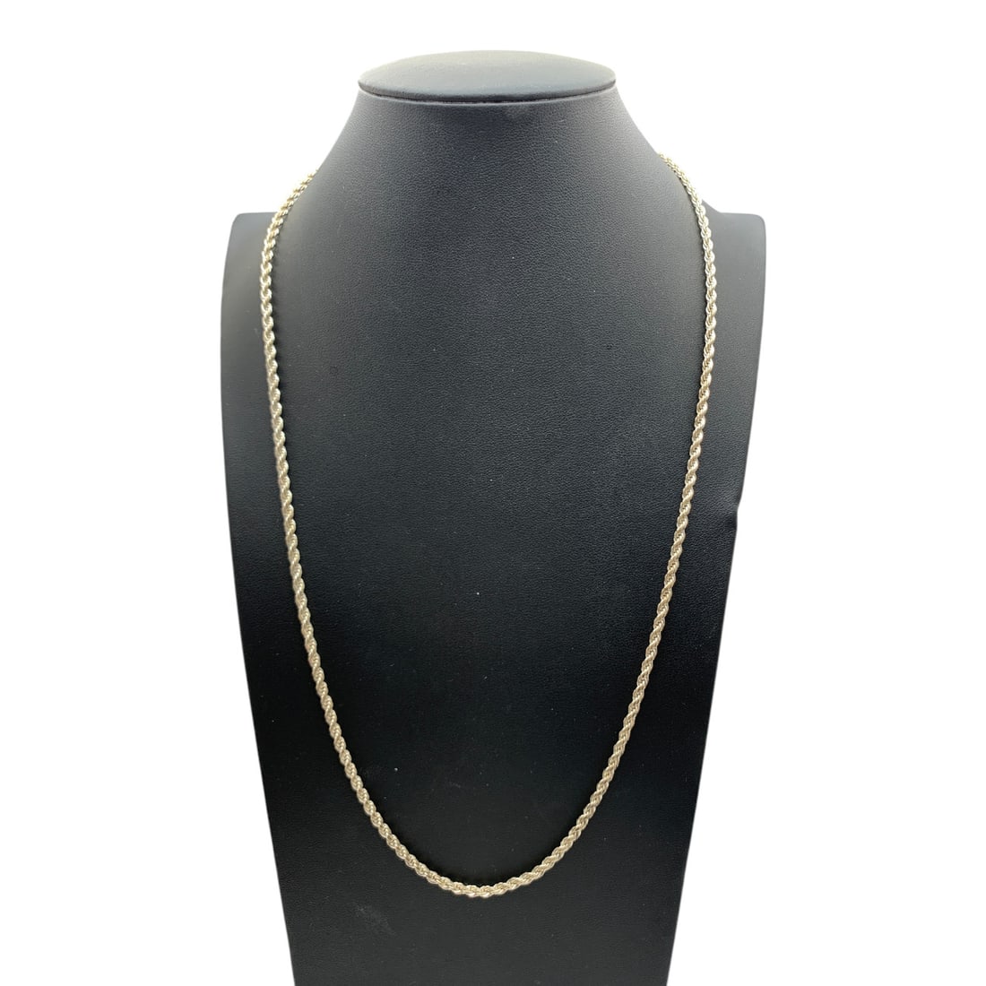 Sterling Silver Rope Style Necklace - 6