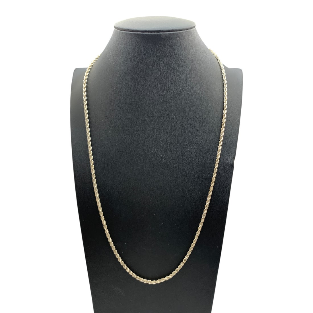 Sterling Silver Rope Style Necklace - 7