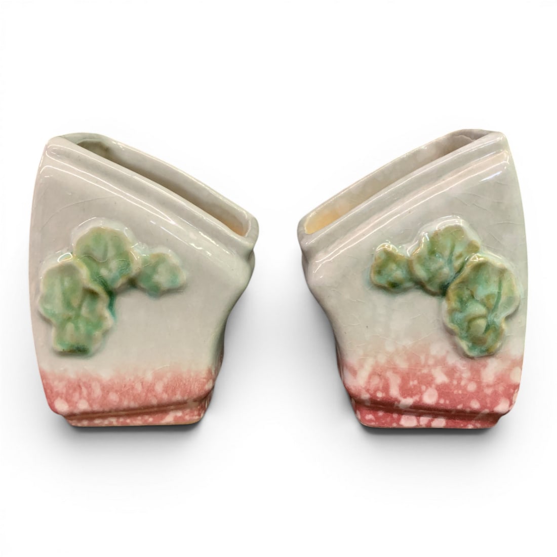 Pair Of Vintage Roseville Pottery Planters (1 of 9)