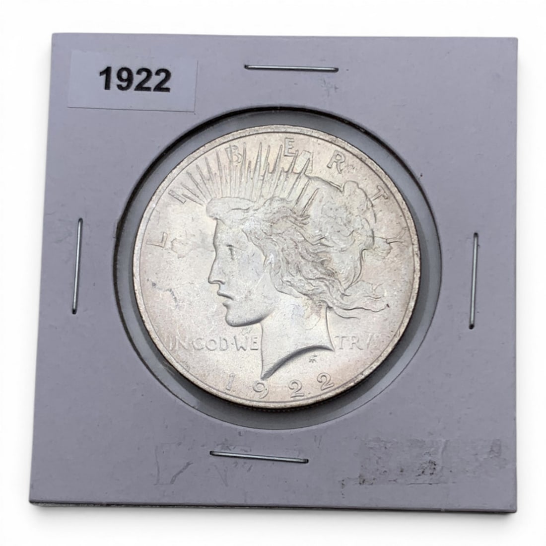 1922 Silver Peace Dollar: 90% Silver Content - United States Of America, One Dollar