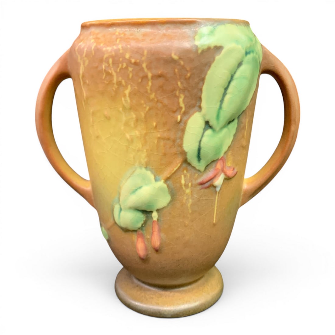 Roseville Fuchsia Footed Pottery Vase (1 of 9)