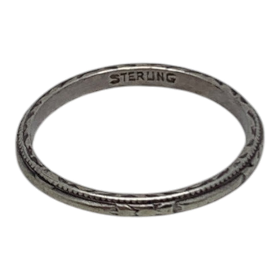 Sterling Silver Band - 2
