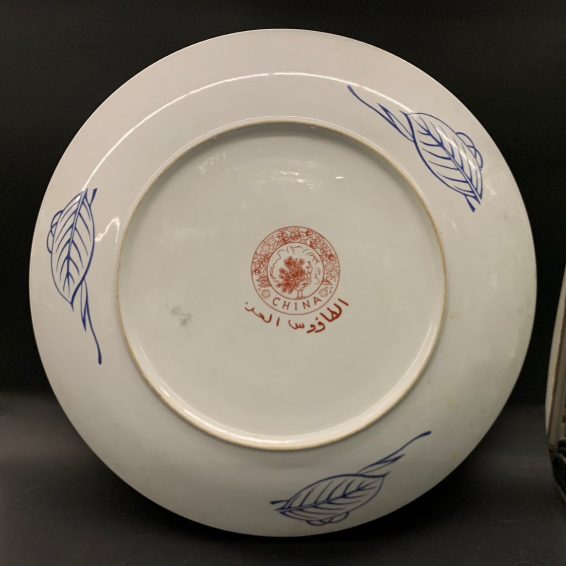 Large Decorative Porcelain Plate - 5