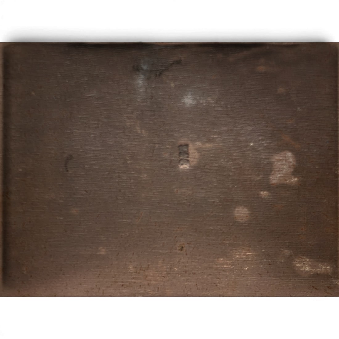 Ceramic Cream Colored Square Tray - 8