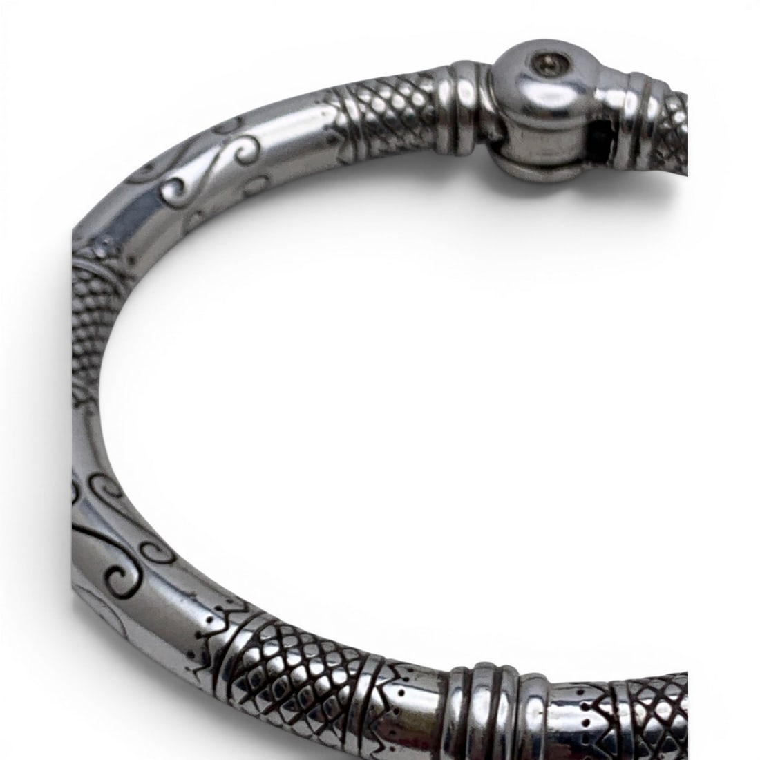 Silver Hinge Bracelet - 3