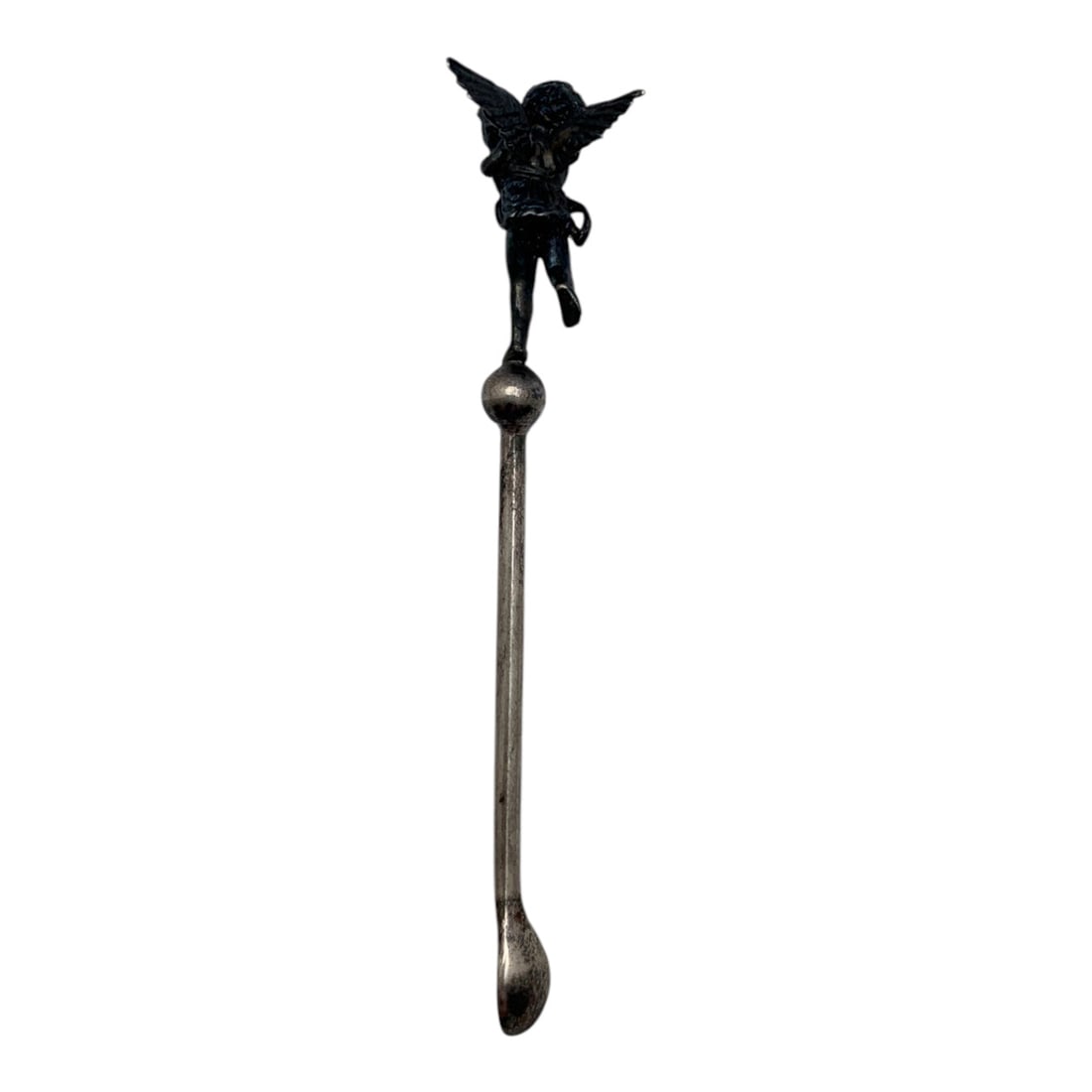 Vintage Silver Cherub Miniature Spoon - 3