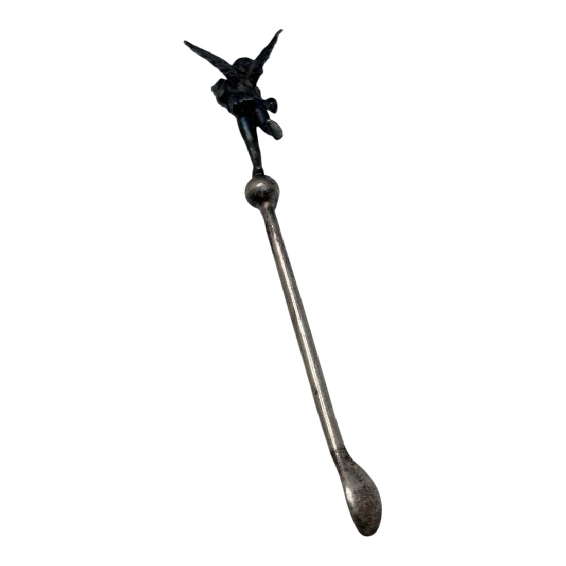 Vintage Silver Cherub Miniature Spoon - 4