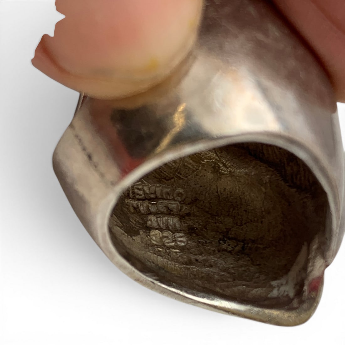 Vintage Mexico Sterling Silver Ring - 7