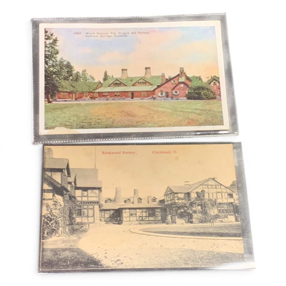 2 Vintage Art Pottery Headquarters Postcards (1 of 2)