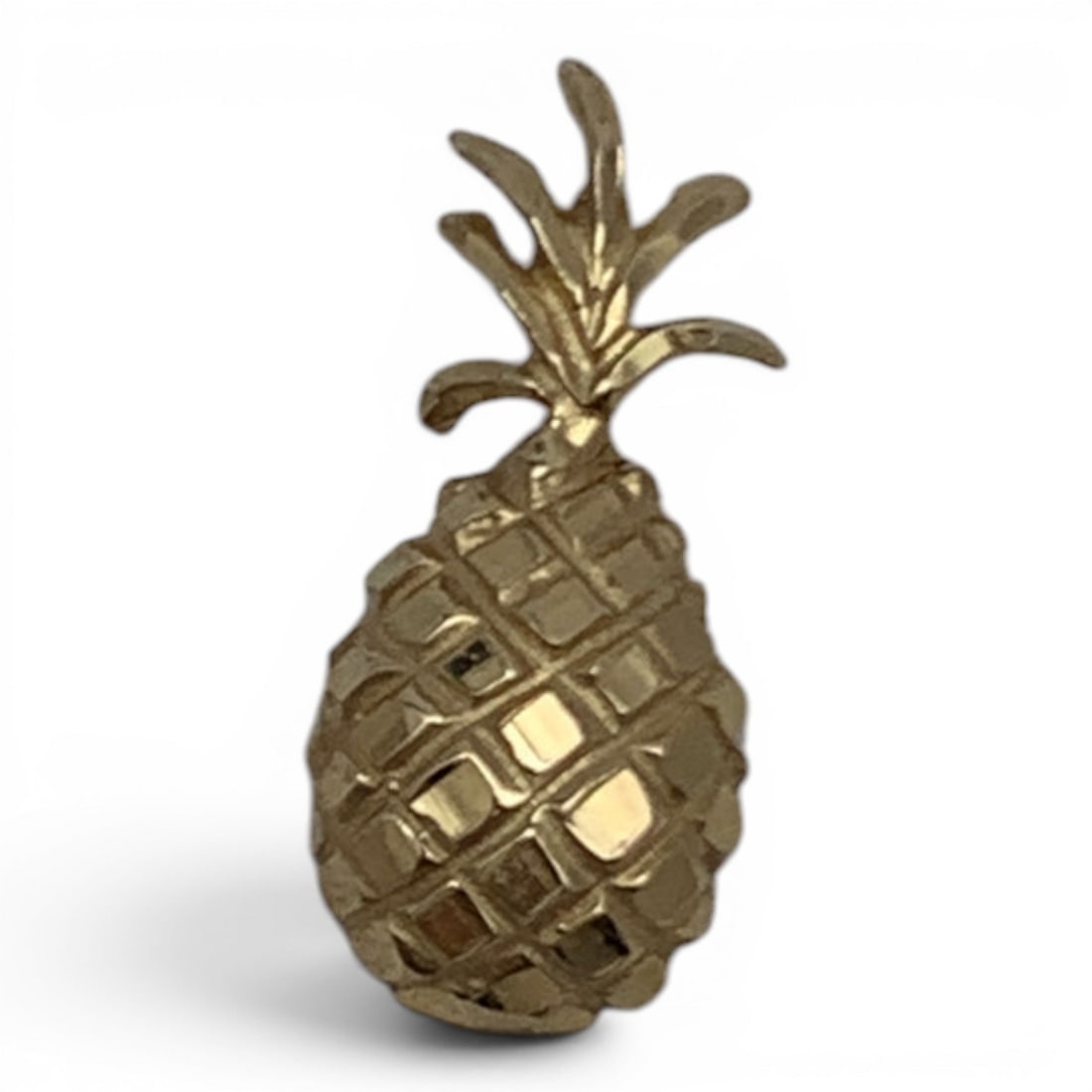 14k Yellow Gold Pineapple Pendant - 2