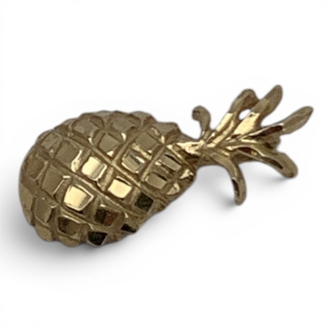 14k Yellow Gold Pineapple Pendant - 3