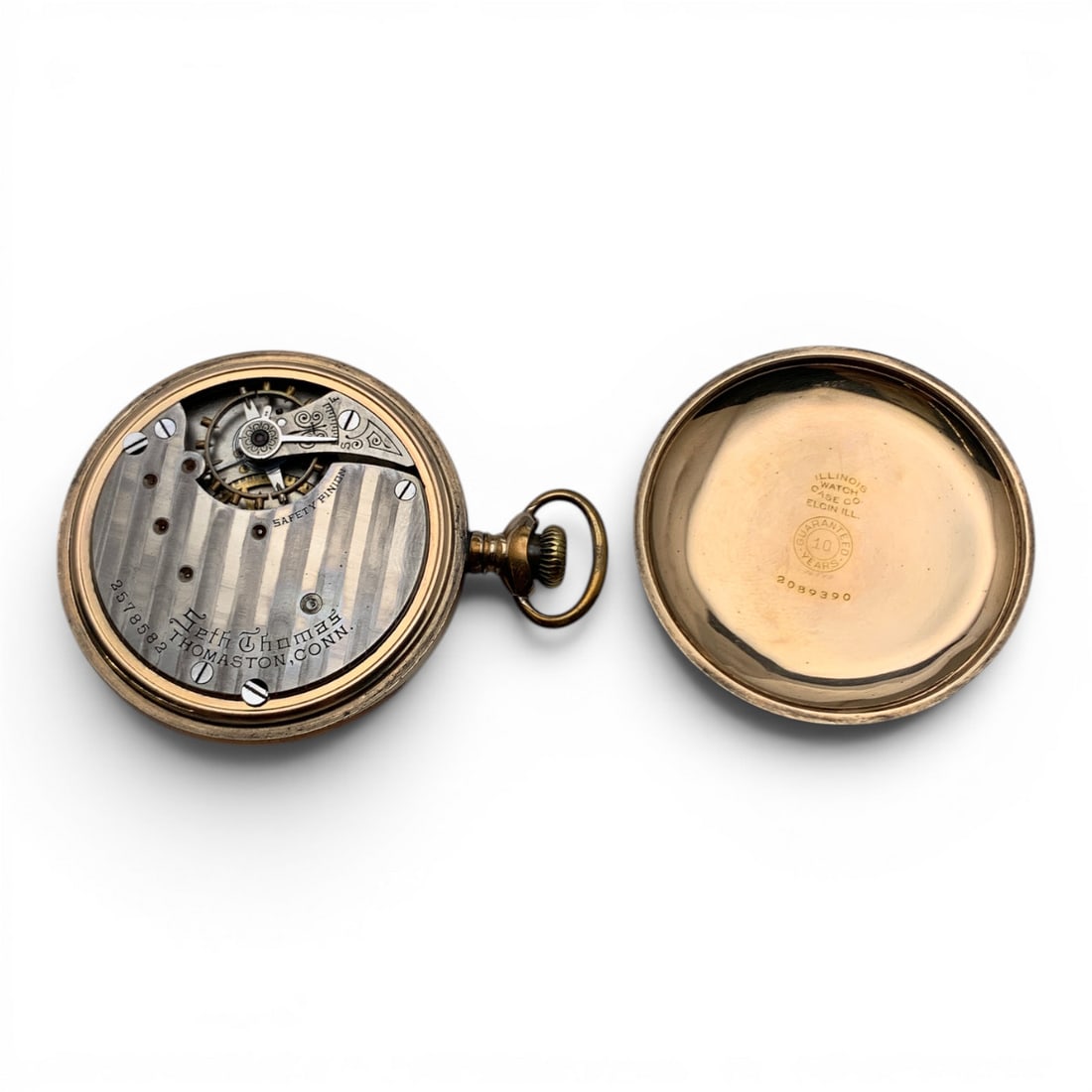 Seth Thomas Gold Filled Pocket Watch - 4