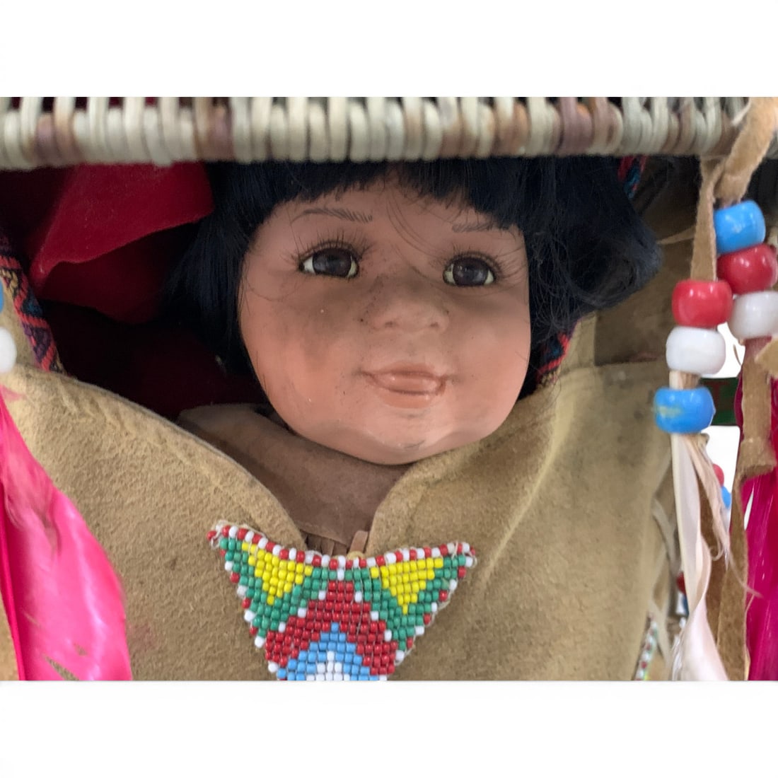 Decorative Native American Style Doll - 5