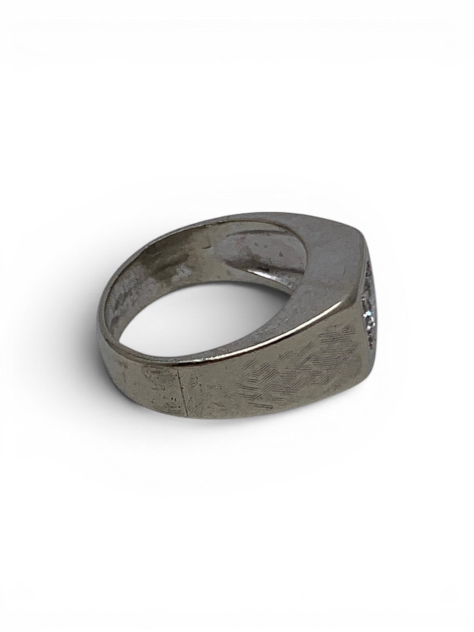14k White Gold & Solitaire Diamond Ring - 5