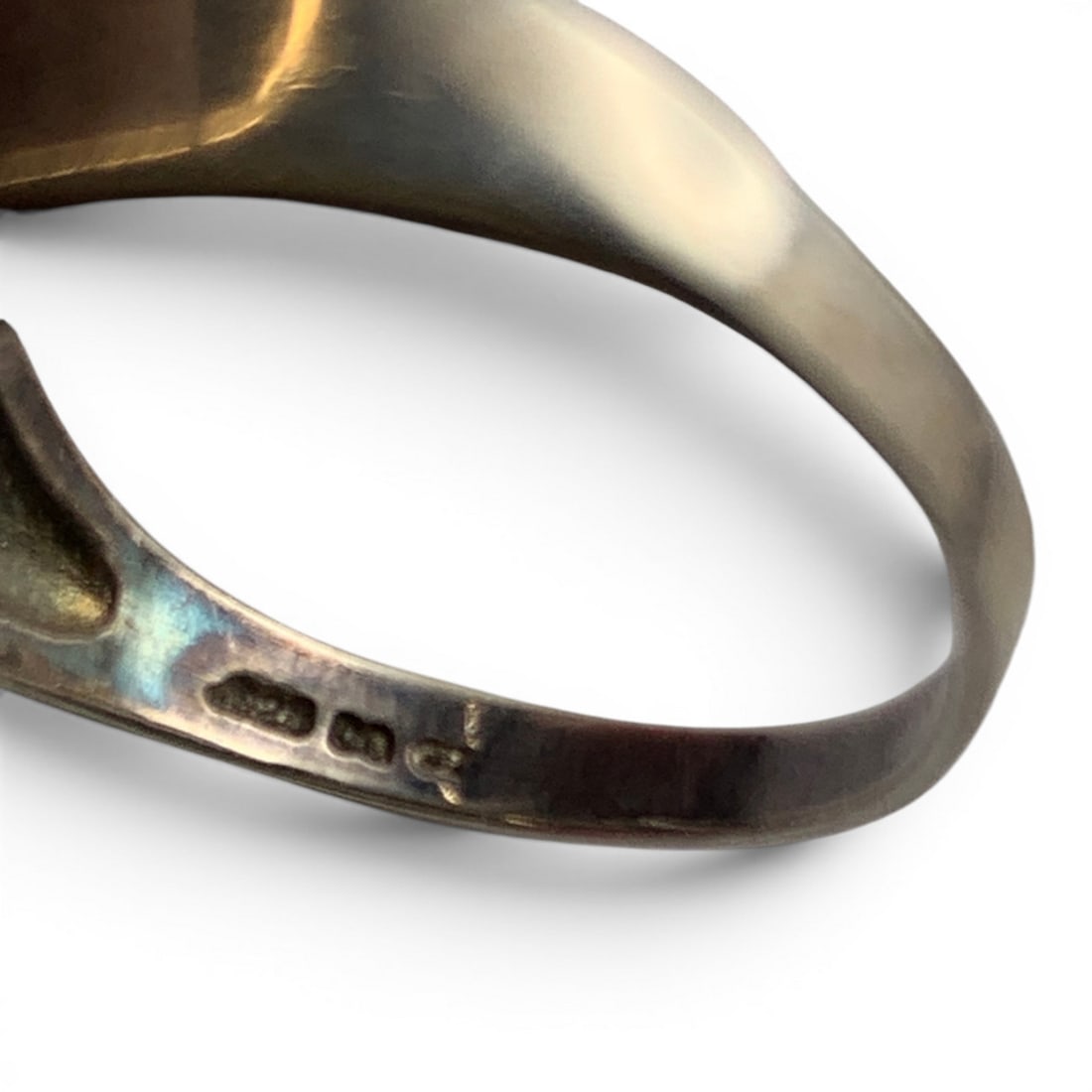 Sterling Silver & Clear Stone Ring - 7