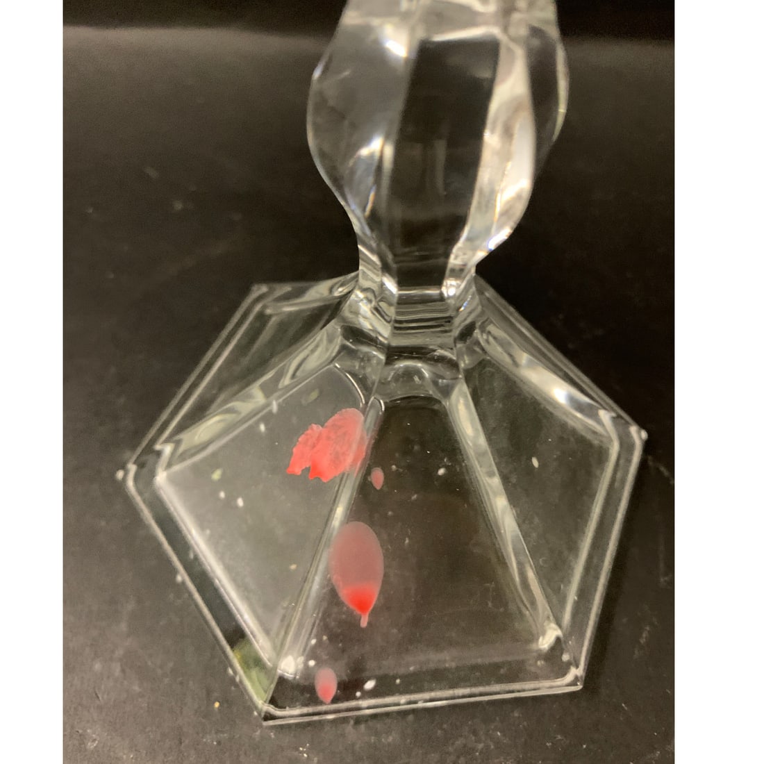 Crystal Art Deco Candlestick Holder - 7