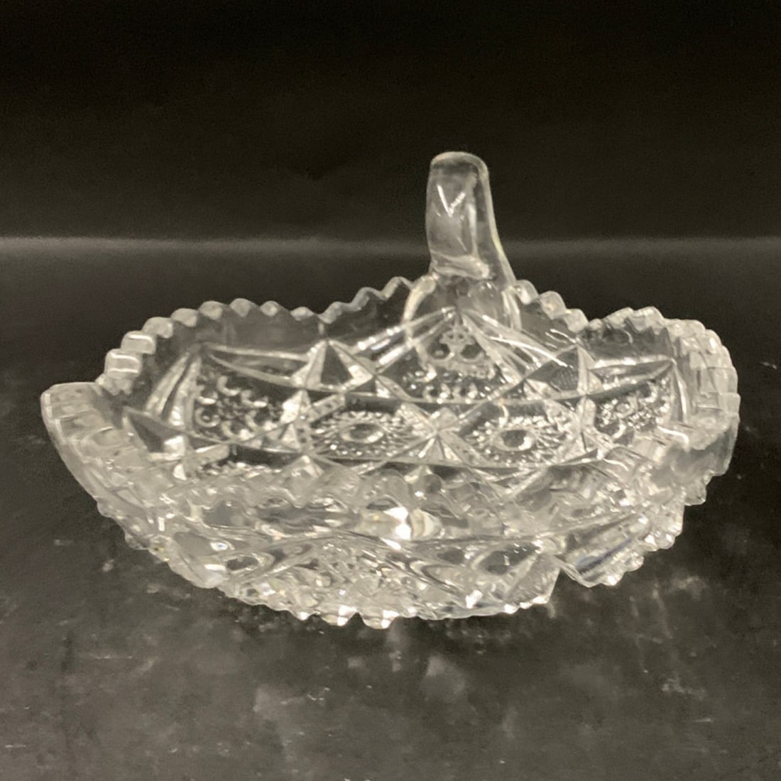 Clear Glass Nappy Dish - 2