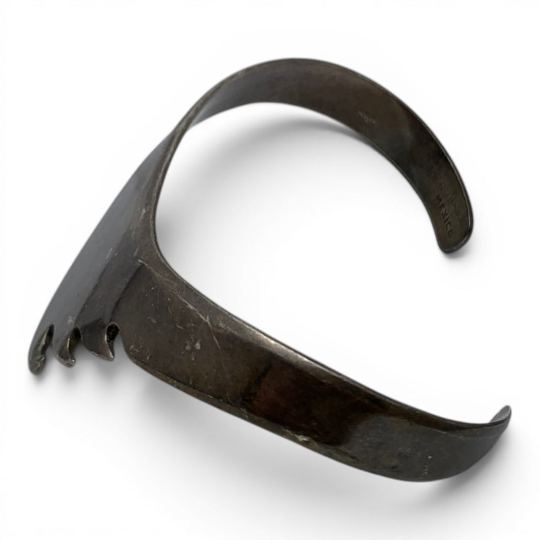 Mexico Sterling Silver Cuff Bracelet - 3
