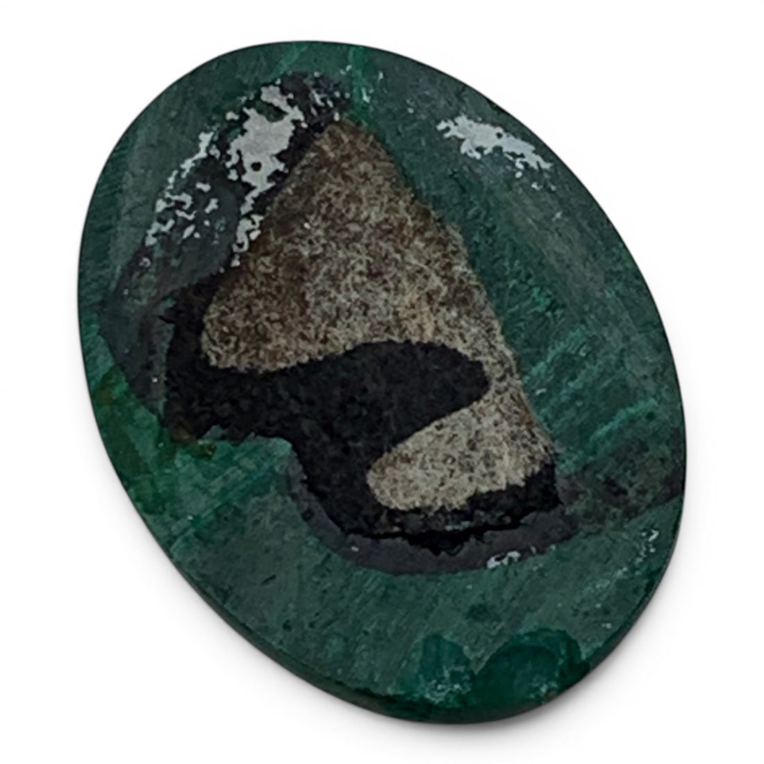 Green Malachite Cabochon Gemstone - 3