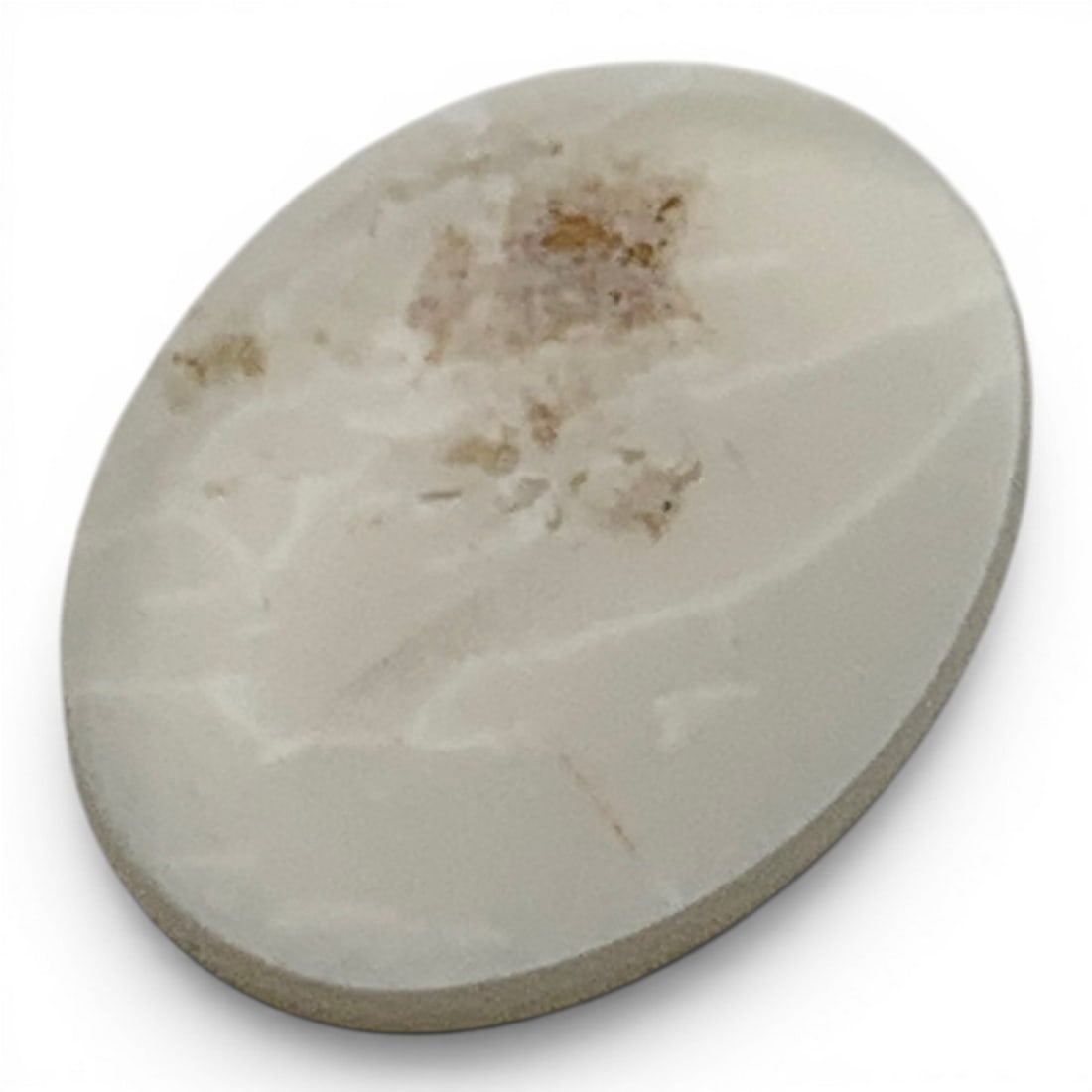 White Cabochon Gemstone - 3