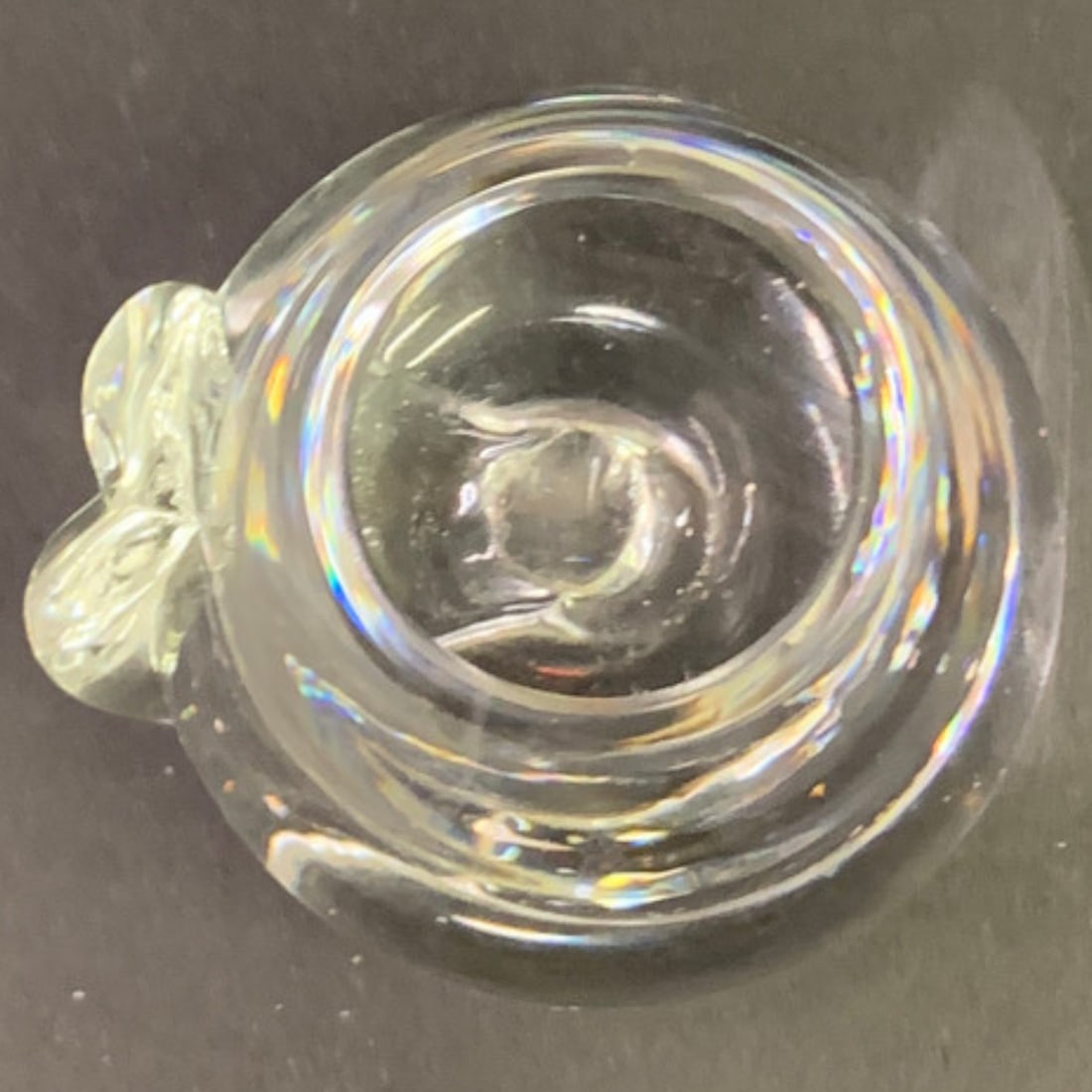 Glass Apple Paperweight - 7