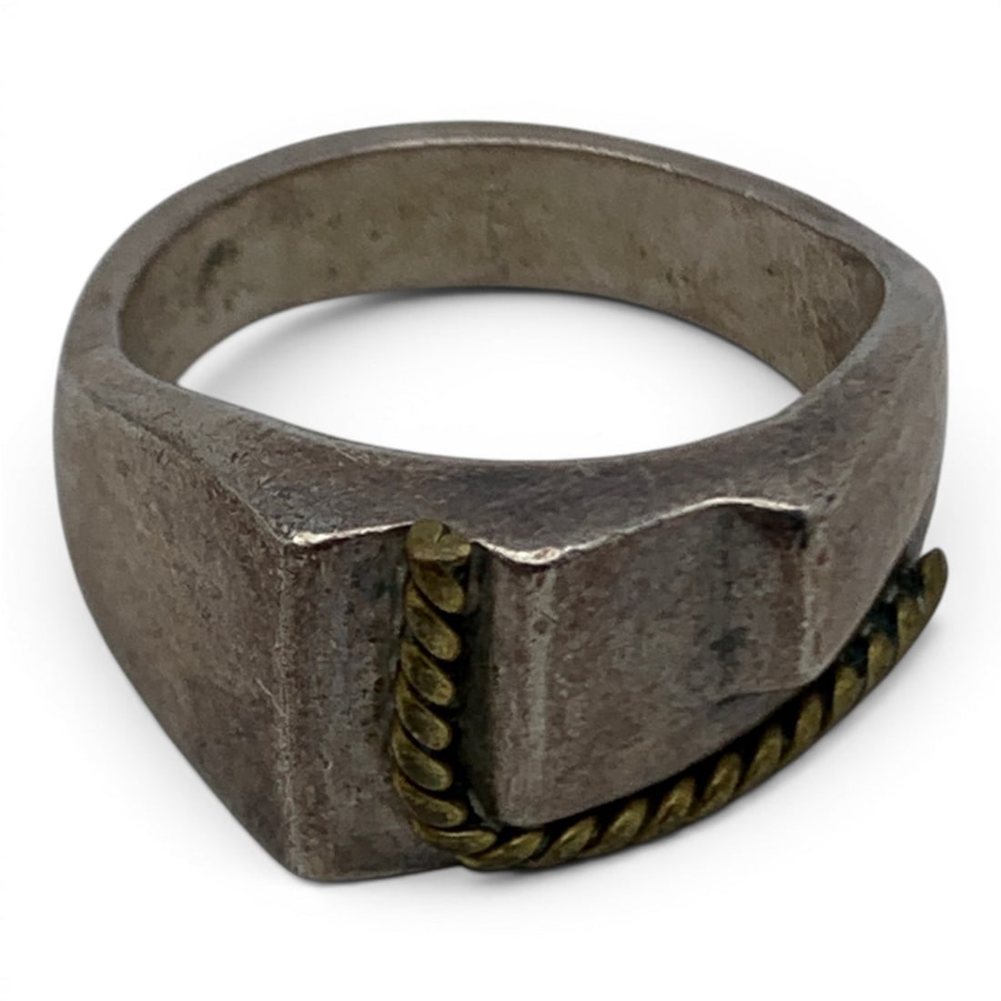 Mexico Sterling Silver Unusual Ring - 2