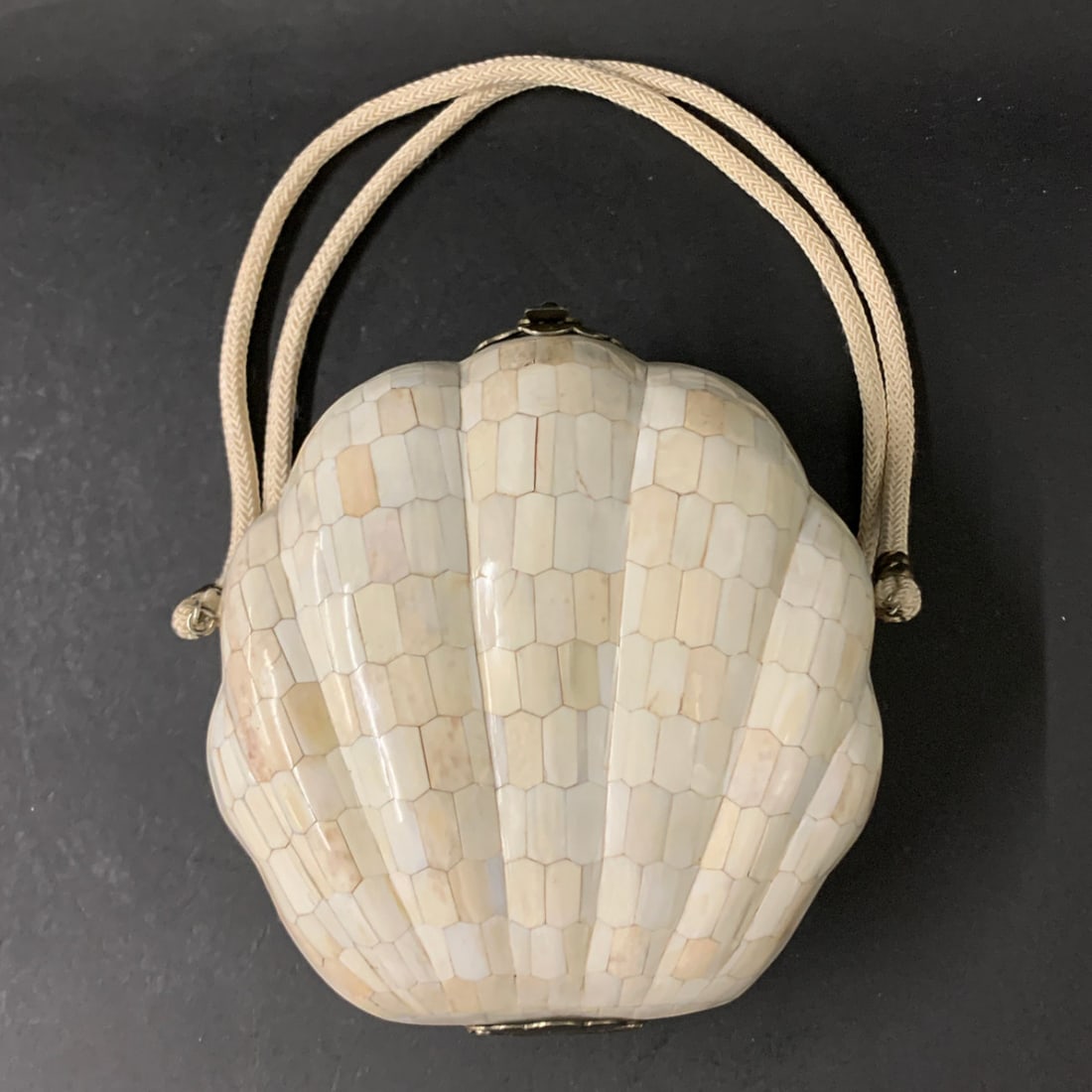 Vintage Bone Inlay Bag - 2