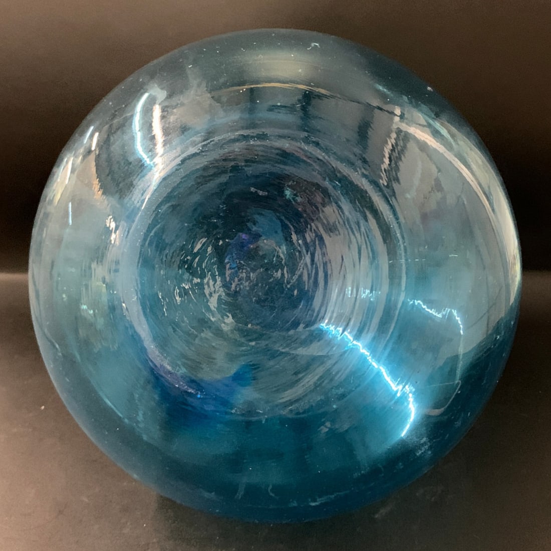 Studio Blown Glass Demijohn Bottle - 7