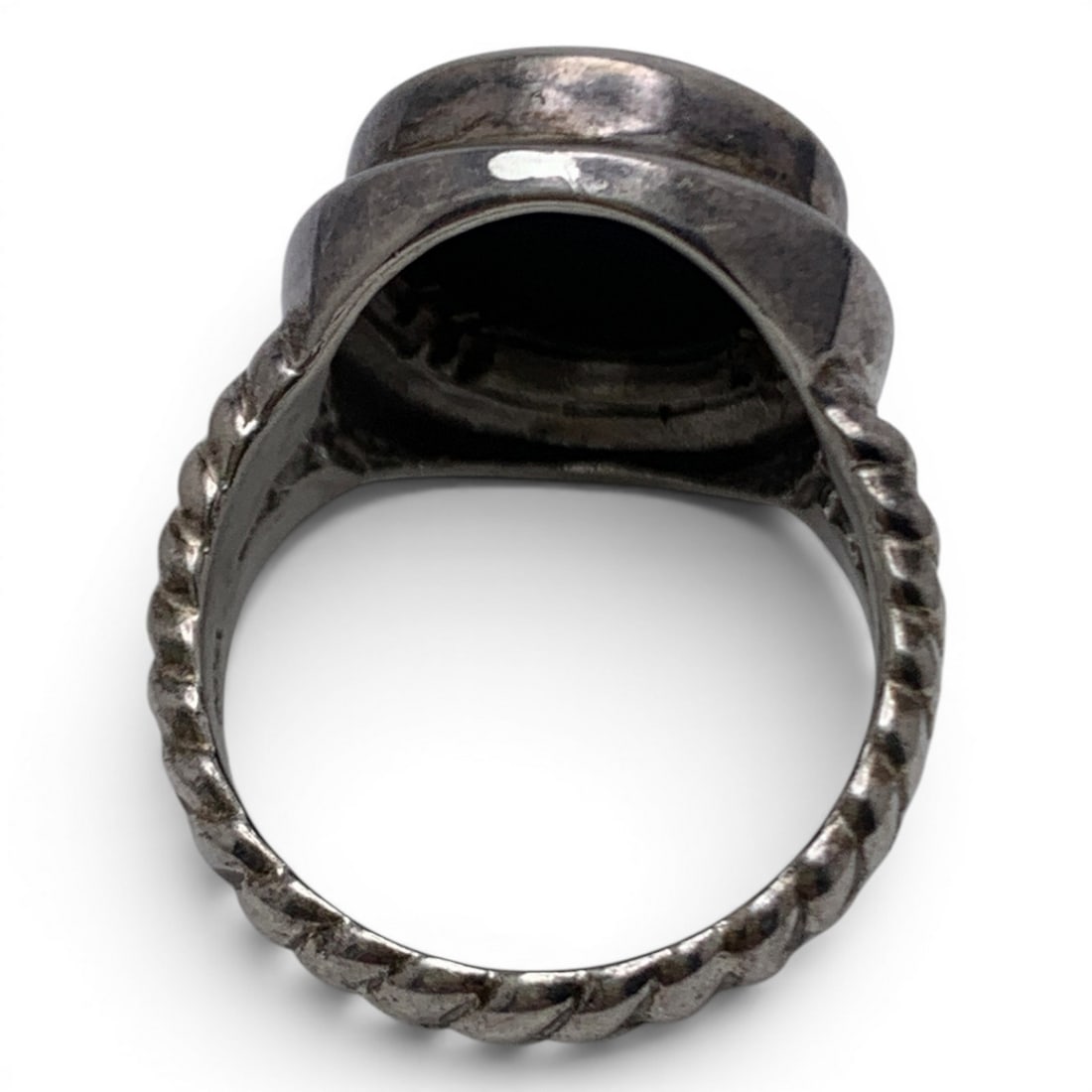 Sterling Silver & Opal Ring - 4