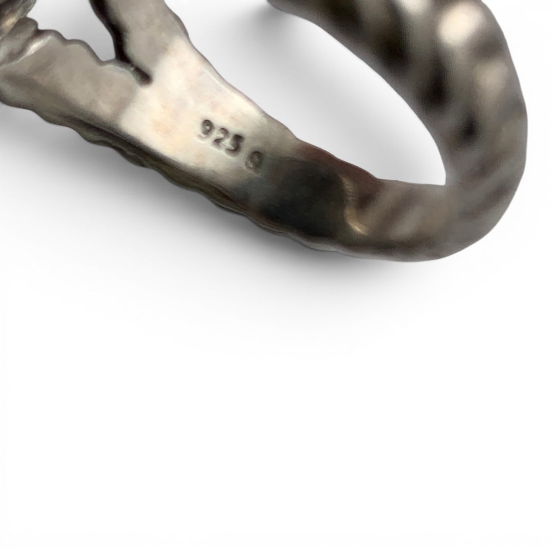 Sterling Silver & Opal Ring - 7