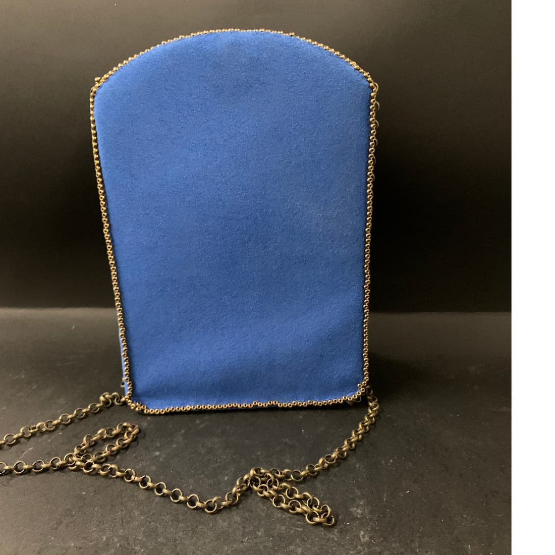 Blue Handcrafted Clutch - 3