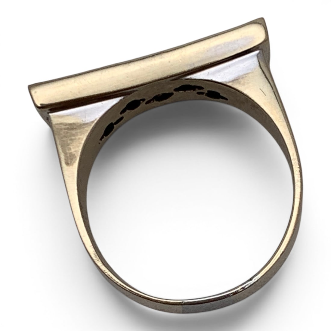 18k White Gold Diamond & Ruby Ring - 7