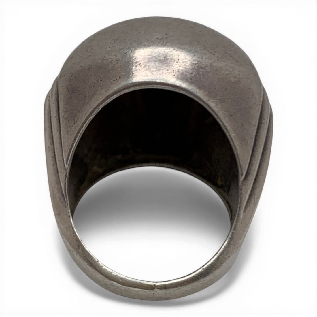 Large Sterling Silver Ring - 3