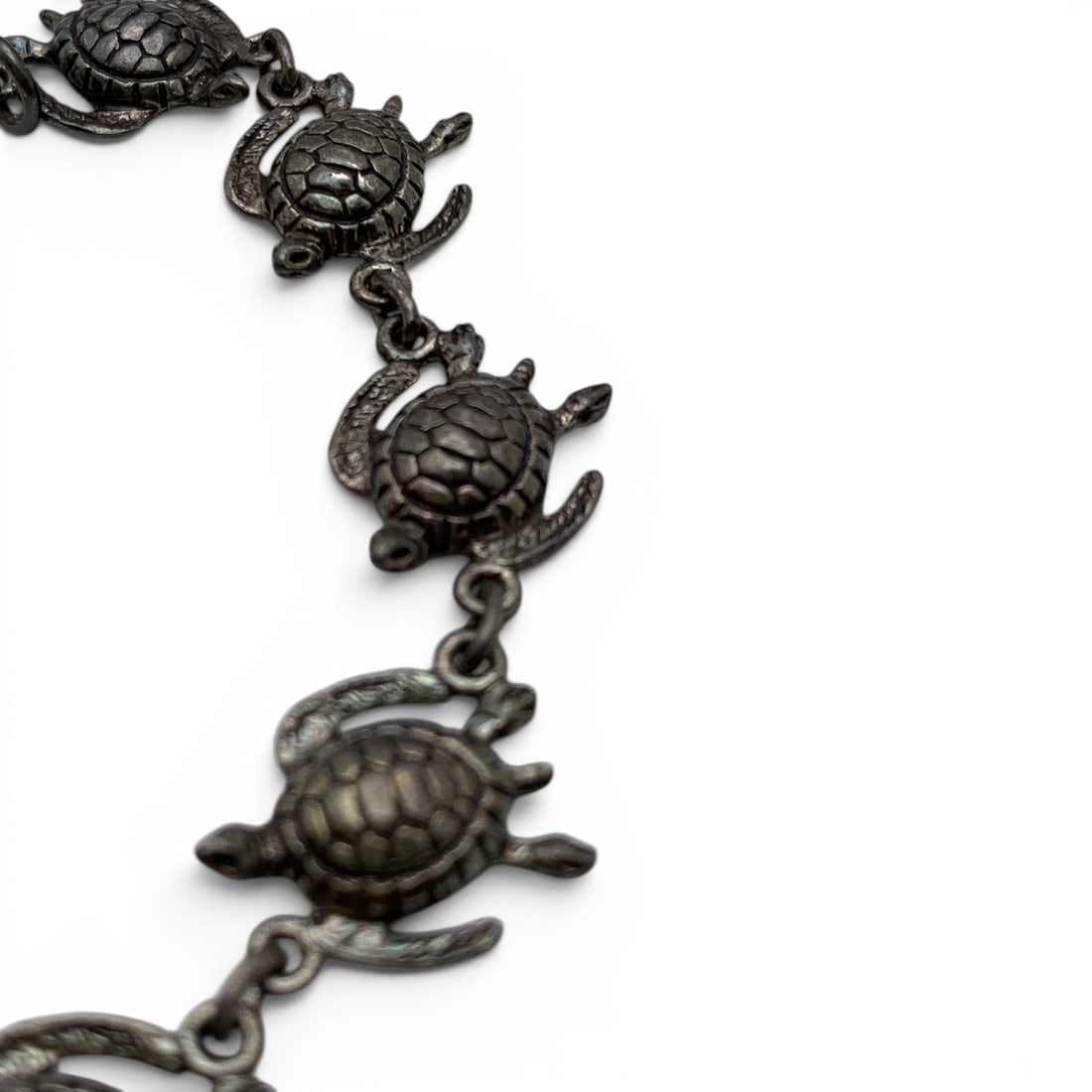 Sterling Silver Turtle Bracelet - 2