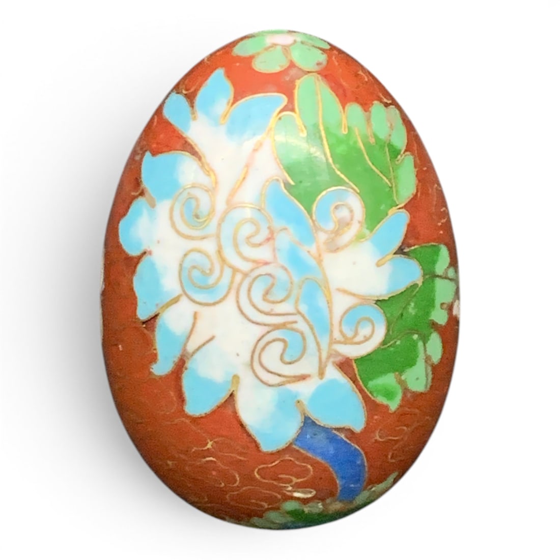 Vintage Chinese Cloisonne Egg Sculpture (1 of 4)