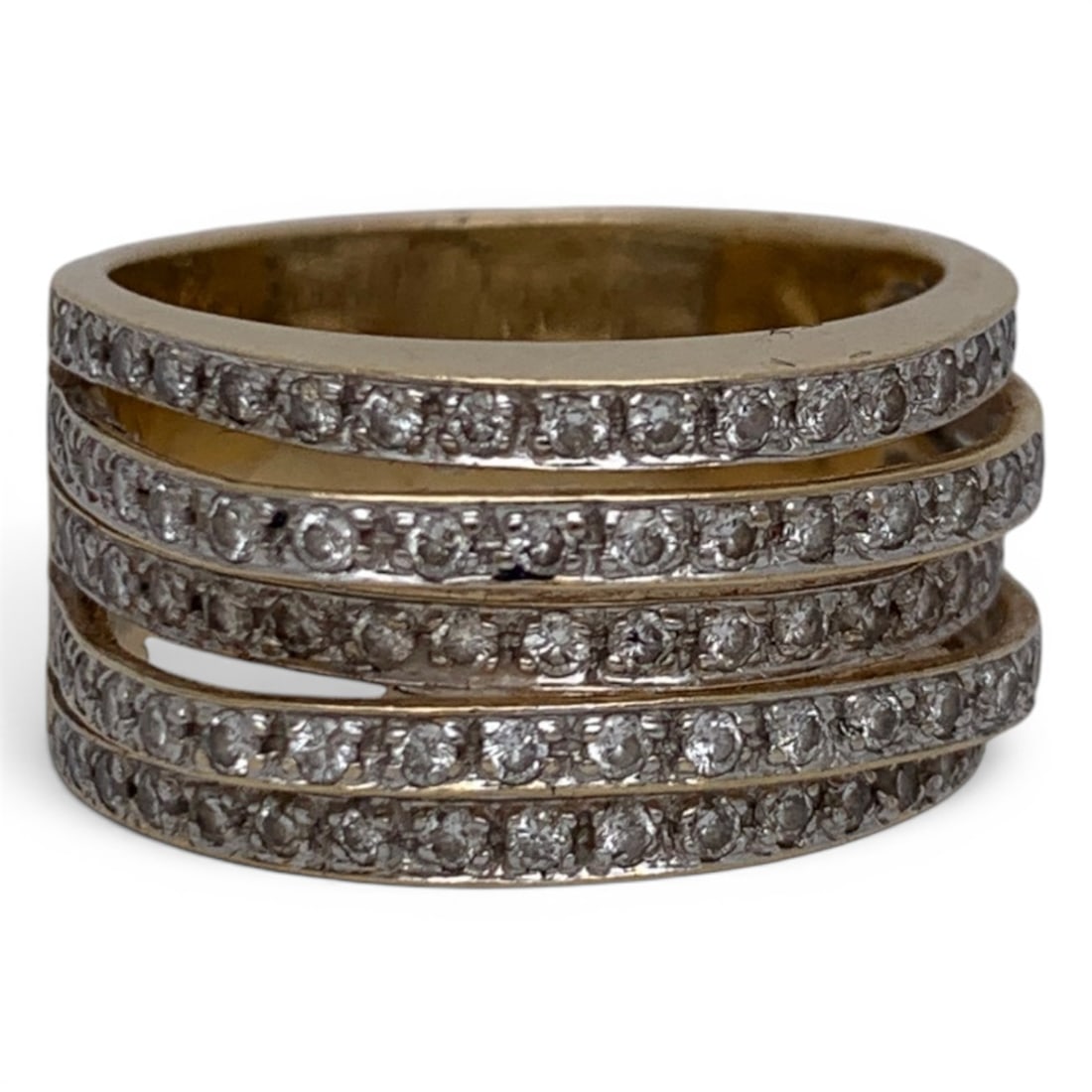 14k Yellow Gold & Diamond Ring (1 of 6)