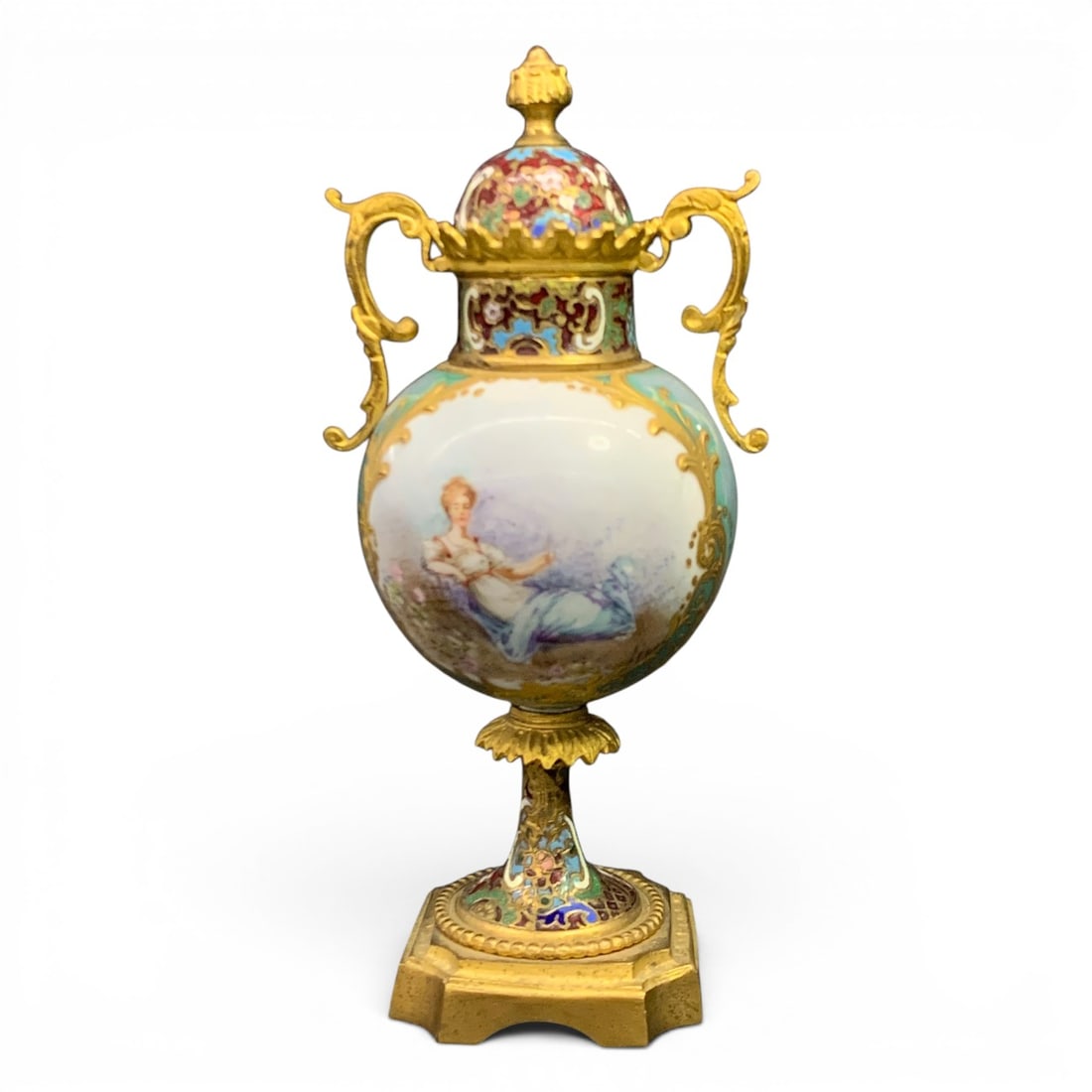 French Sevres Porcelain Miniature Urn (1 of 5)